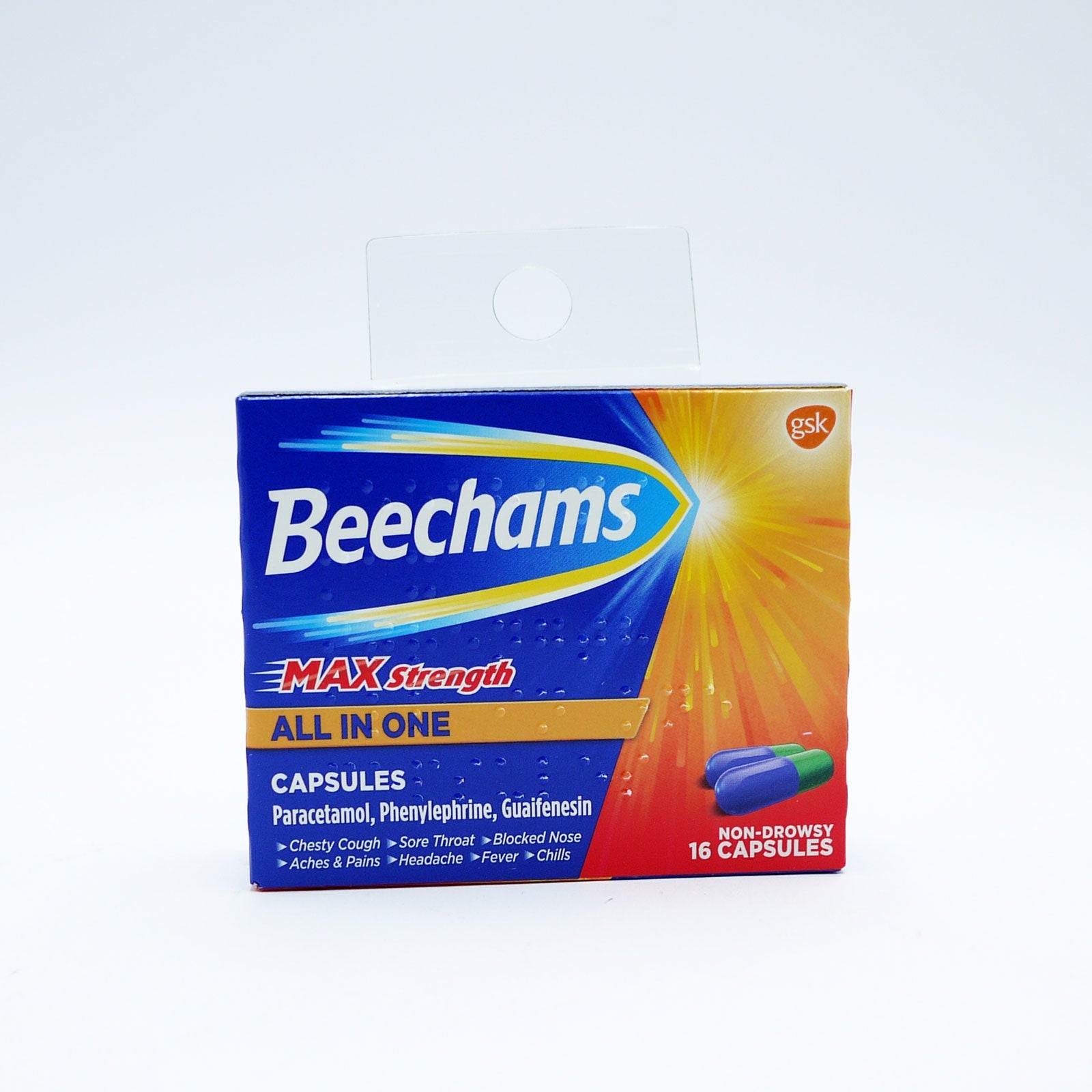 Beechams Max Strength All in One Capsules 16 Capsules | High Quality Health & Wellbeing Product Online - Product Image Beechams Max Strength All in One Capsules 16 Capsules | High Quality Health & Wellbeing Product Online - Product Image